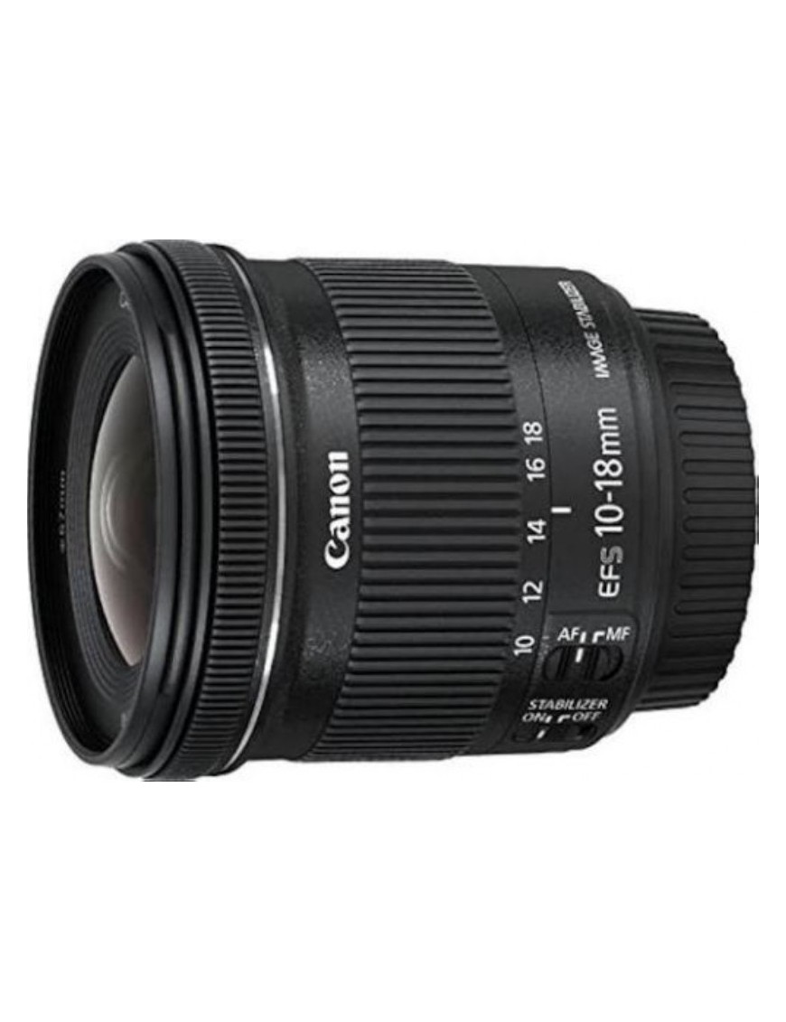 OBJECTIF PHOTO CANON EF-S 10-18 MM F/1:4.5-5.6 IS STM MONTURE CANON
