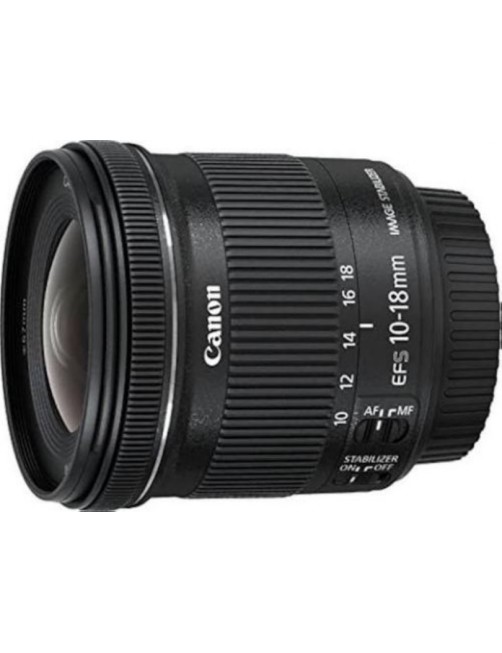 OBJECTIF PHOTO CANON EF-S 10-18 MM F/1:4.5-5.6 IS STM MONTURE CANON