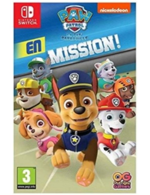 JEU SWITCH PAW PATROL,  EN MISISON !