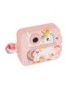 APPAREIL PHOTO INSTANTANE ENFANTS PILTI AVEC CARTE SD ET 4 ROULEAUX DE PAPIER- ROSE- ATMOSPHERA