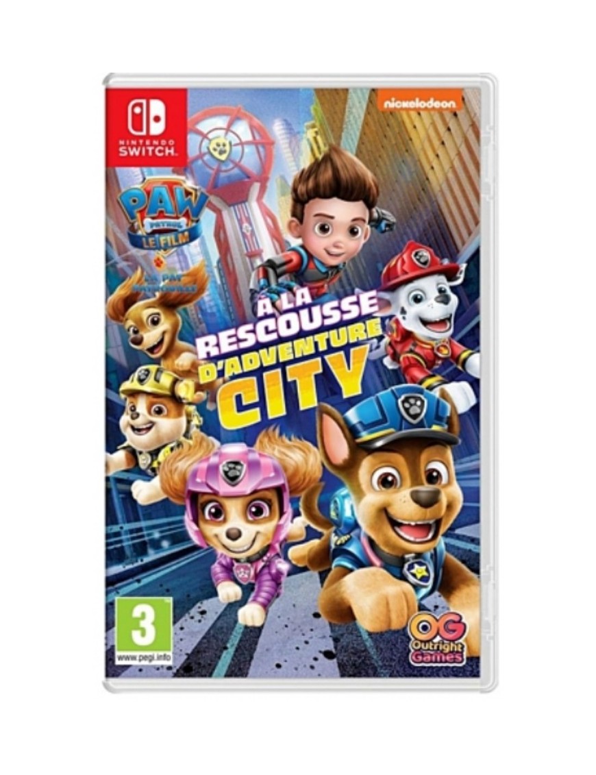 JEU SWITCH LA PAT PATROUILLE LE FILM - A LA RESCOUSSE D'ADVENTURE CITY