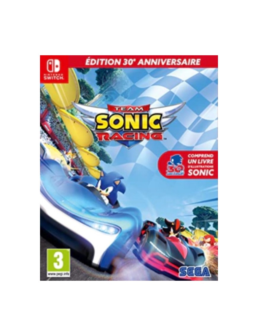 JEU SWITCH TEAM SONIC RACING EDITION 30E ANNIVERSAIRE