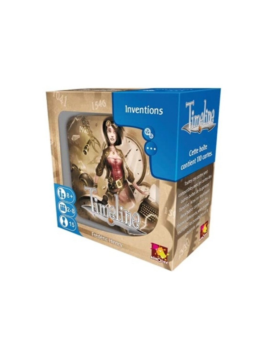 JEU DE SOCIETE ASMODEE - CARCH01 - JEU DE STRATEGIE - TIMELINE INVENTIONS 