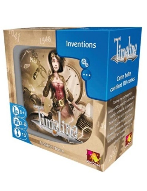 JEU DE SOCIETE ASMODEE - CARCH01 - JEU DE STRATEGIE - TIMELINE INVENTIONS 