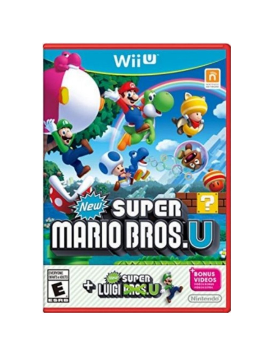 JEU WII U NEW SUPER MARIO BROS U + NEW SUPER LUIGI U