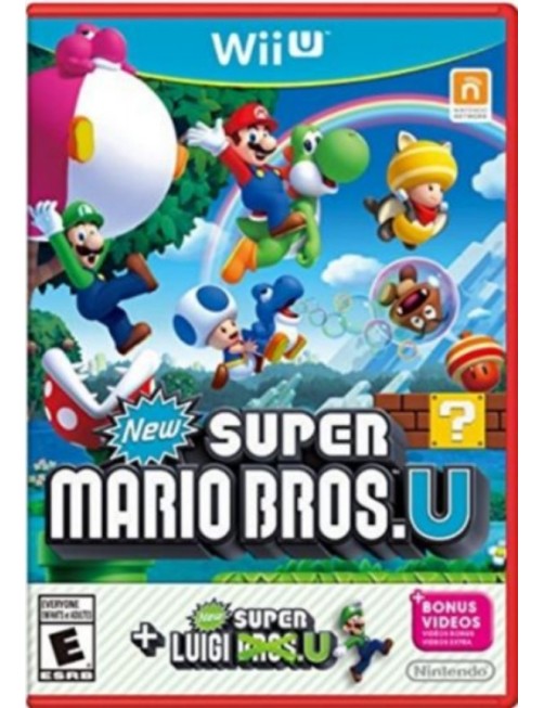 JEU WII U NEW SUPER MARIO BROS U + NEW SUPER LUIGI U