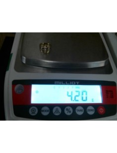 OR BAGUE OR JAUNE AVEC PIERRES 750/1000 4.20GRS 