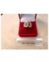 OR BAGUE OR JAUNE AVEC PIERRES 750/1000 4.20GRS 