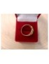 OR BAGUE OR JAUNE AVEC PIERRES 750/1000 4.20GRS 