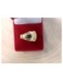 OR BAGUE OR JAUNE AVEC PIERRES 750/1000 4.20GRS 