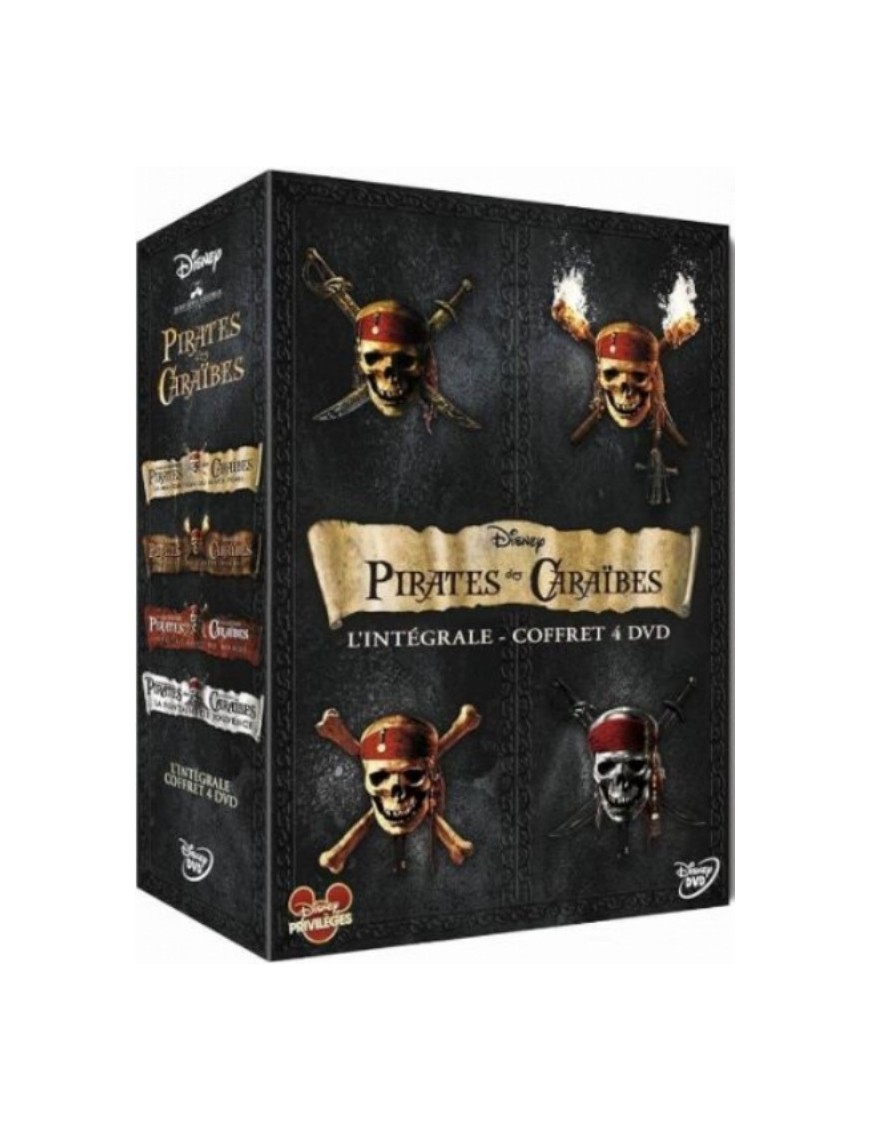 COFFRET DVD PIRATES DES CARAIBES - L'INTEGRALE 4 FILMS