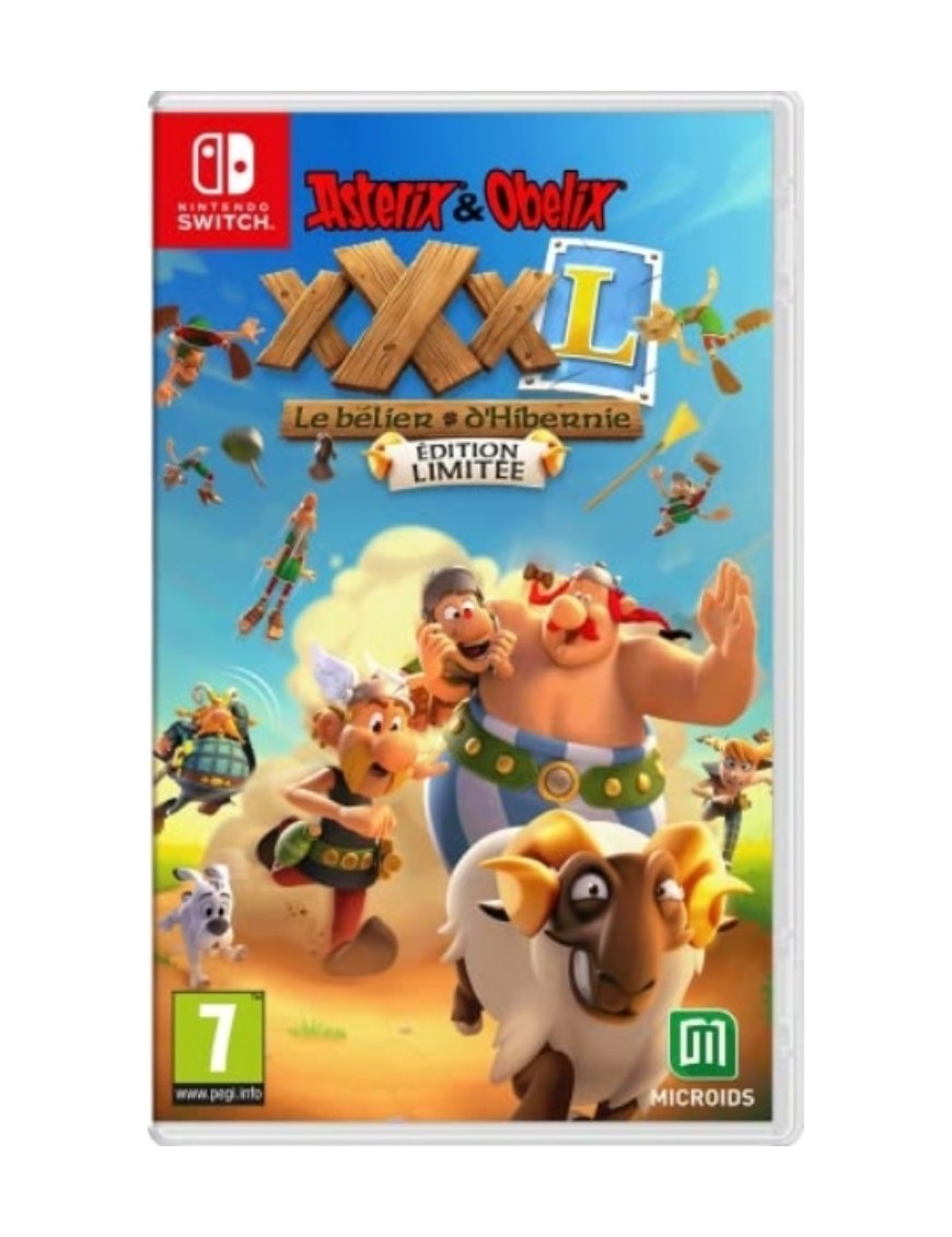 JEU SWITCH ASTERIX & OBELIX XXXL LE BELIER D'HIBERNIE 