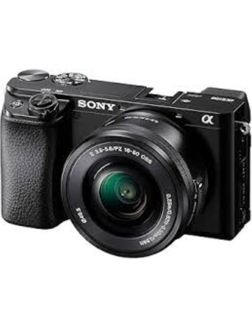 APPAREIL PHOTO HYBRIDE SONY ALPHA 6100 + OBJECTIF SONY E PZ 16/50 MM