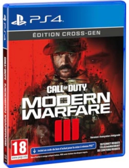 JEU PS4 CALL OF DUTY MODERN WARFARE 3 