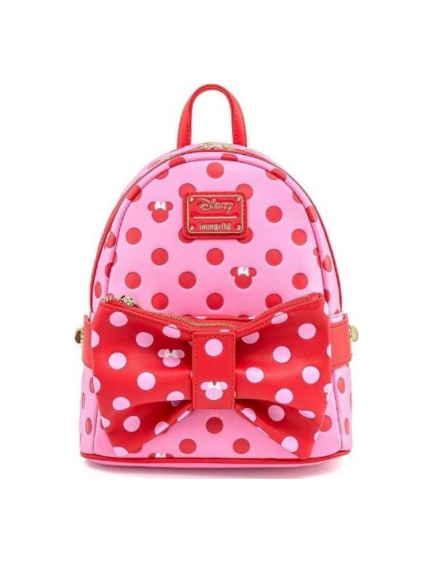 SAC LOUNGEFLY DISNEY MINNIE MOUSE PINK POLKA DOT AND BELT