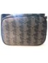 SAC BANDOULIERE LACOSTE THE BLEND SMALL MONOGRAM CANVAS CROSSBOD HOMME NOIR