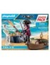 PLAYMOBIL - 71254 - LES PIRATES - STARTER PACK PIRATE ET BARQUE - 42 PIECES