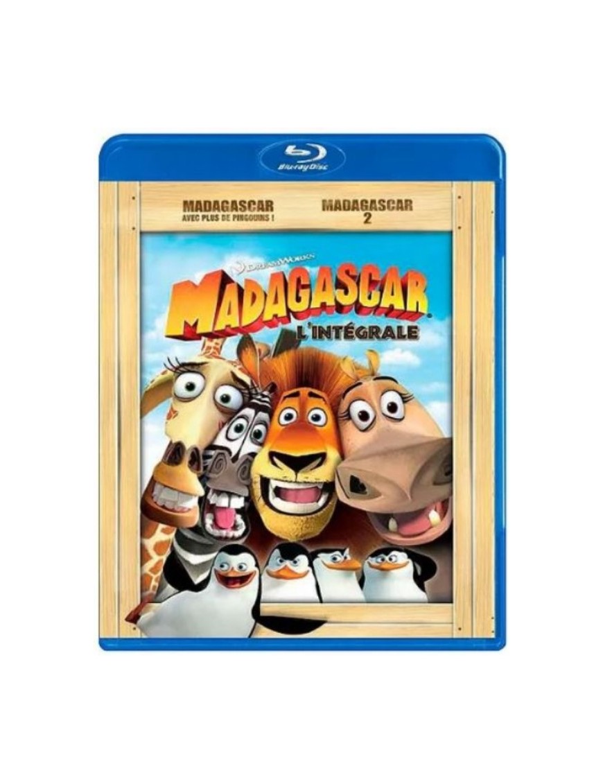 BLURAY COFFRET MADAGASCAR - 1 ET 2