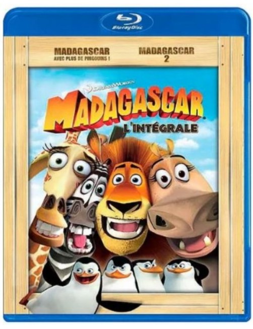 BLURAY COFFRET MADAGASCAR - 1 ET 2