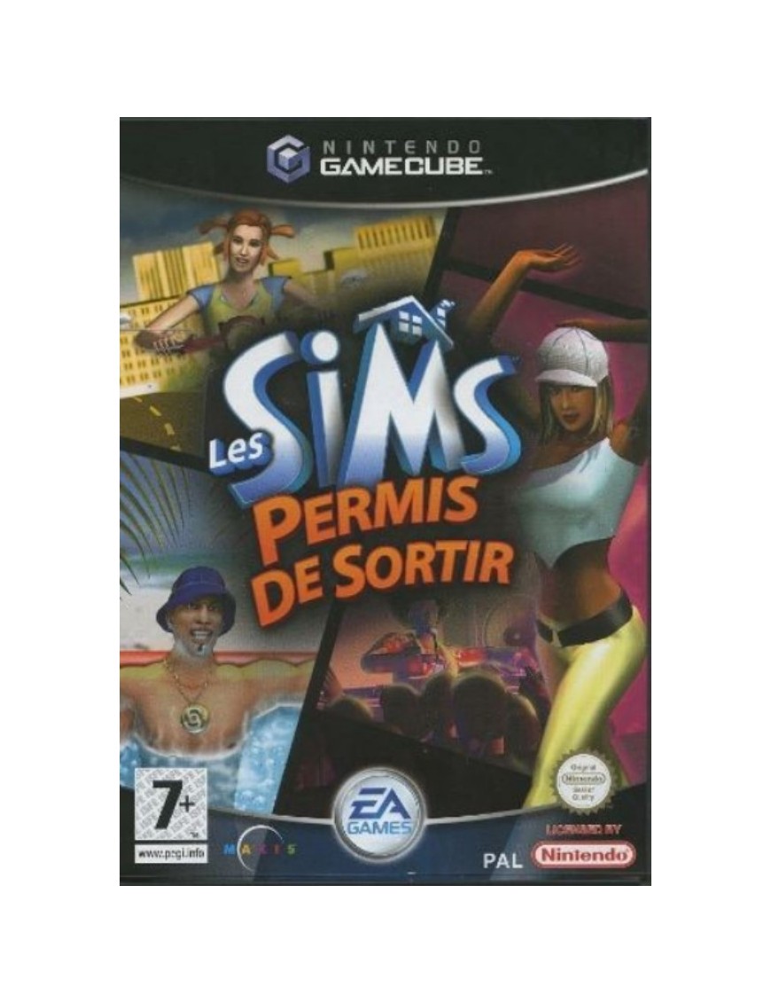 JEU GAMECUBE LES SIMS PERMIS DE SORTIR