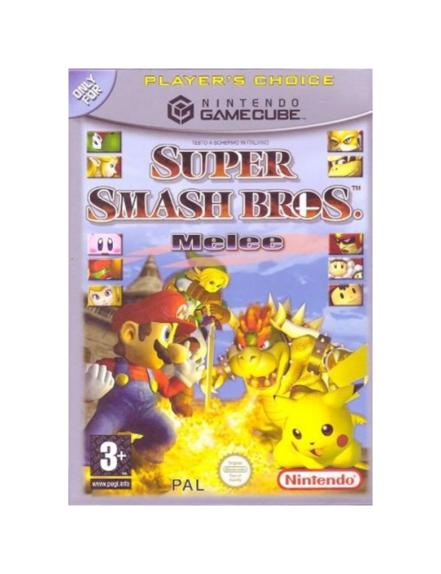 JEU GAMECUBE SUPER SMASH BROS MELEE
