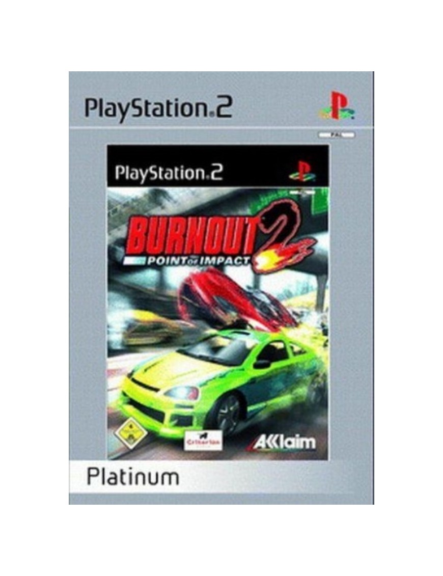 JEU PS2 BURNOUT 2: POINT OF IMPACT PLATINUM