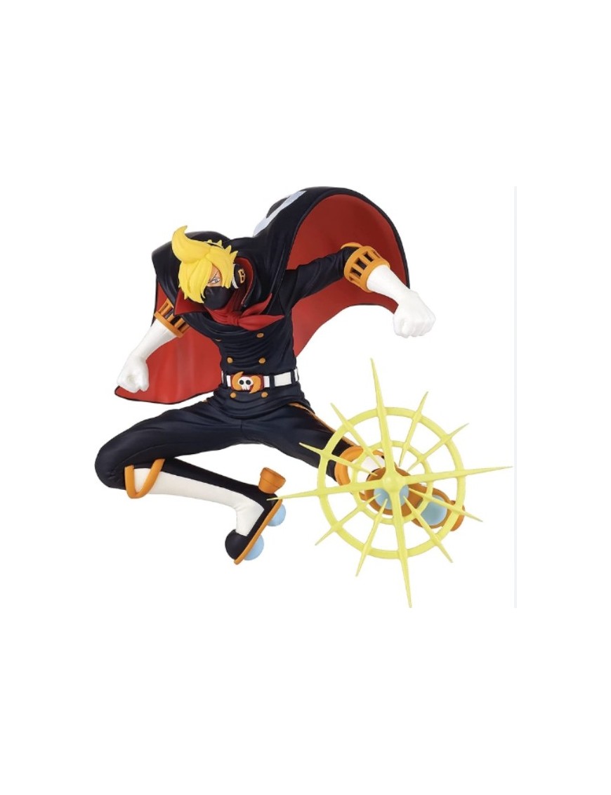 FIGURINE ONE PIECE - BATTLE RECORD COLLECTION FIGURINE - OSOBA MASK - SANJI - 13CM