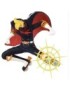 FIGURINE ONE PIECE - BATTLE RECORD COLLECTION FIGURINE - OSOBA MASK - SANJI - 13CM