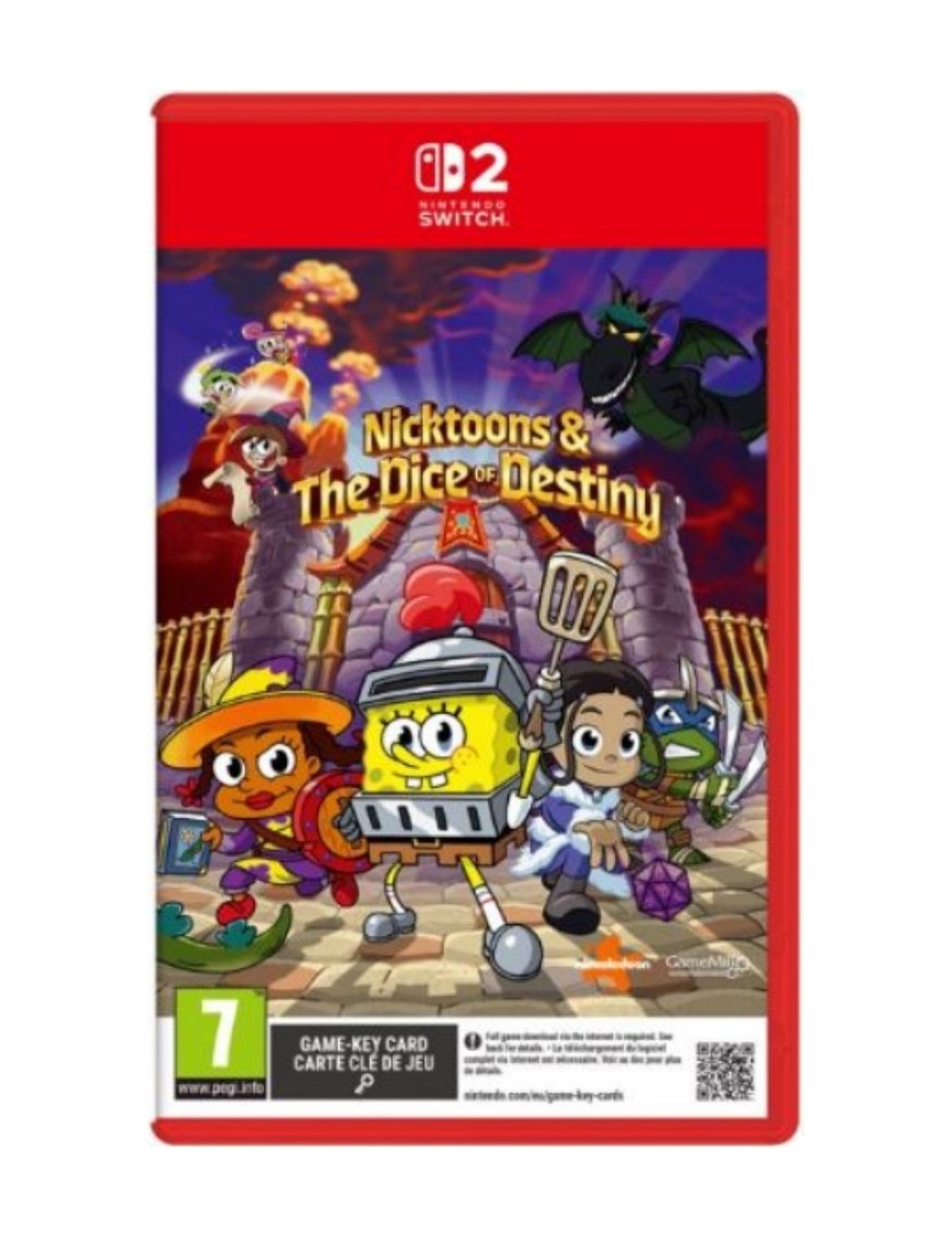 JEU SWITCH 2 NICKTOONS & THE DICE OF DESTINY