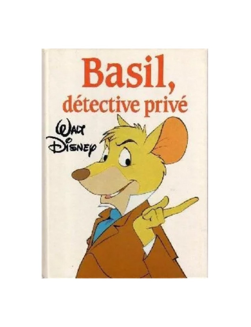 LIVRE DISNEY BASIL DETECTIVE PRIVE