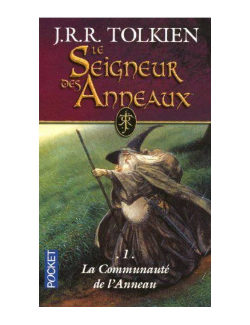 LIVRE LE SEIGNEUR DES ANNEAUX - TOME 1 - LA COMMUNAUTE DE L'ANNEAU