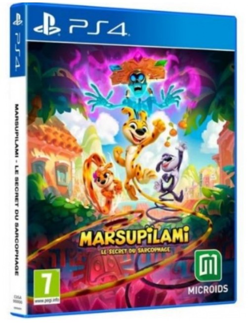 JEU PS4  MARSUPILAMI LE SECRET DU SARCOPHAGE 
