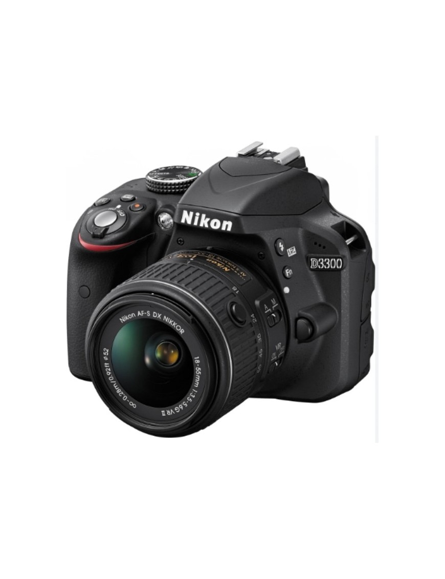 APPAREIL PHOTO REFLEX NIKON D3300 + OBJECTIF NIKON AF-P DX NIKKOR 18-55MM 1:3.5-5.6G