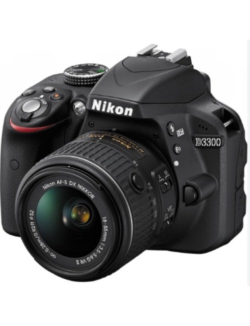 APPAREIL PHOTO REFLEX NIKON D3300 + OBJECTIF NIKON AF-P DX NIKKOR 18-55MM 1:3.5-5.6G