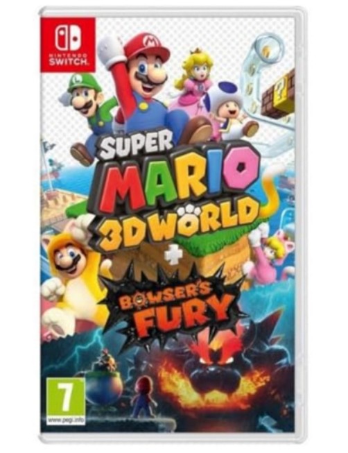 JEU SWITCH SUPER MARIO 3D WORLD + BOWSER'S FURY 