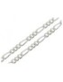 CHAINE MAILLE FIGARO ARGENT 55CM