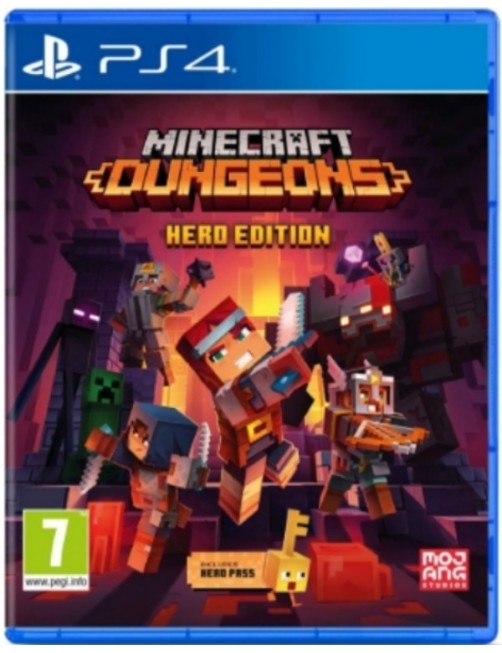 JEU PS4 MINECRAFT DUNGEONS HERO EDITION