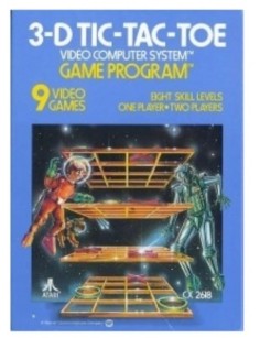 JEU ATARI 2600 3-D TIC TAC...