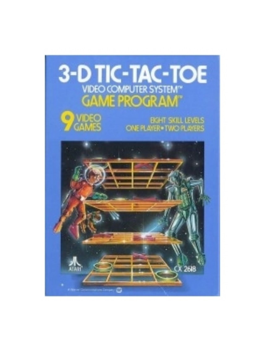JEU ATARI 2600 3-D TIC TAC TOE (LOOSE)