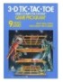 JEU ATARI 2600 3-D TIC TAC TOE (LOOSE)