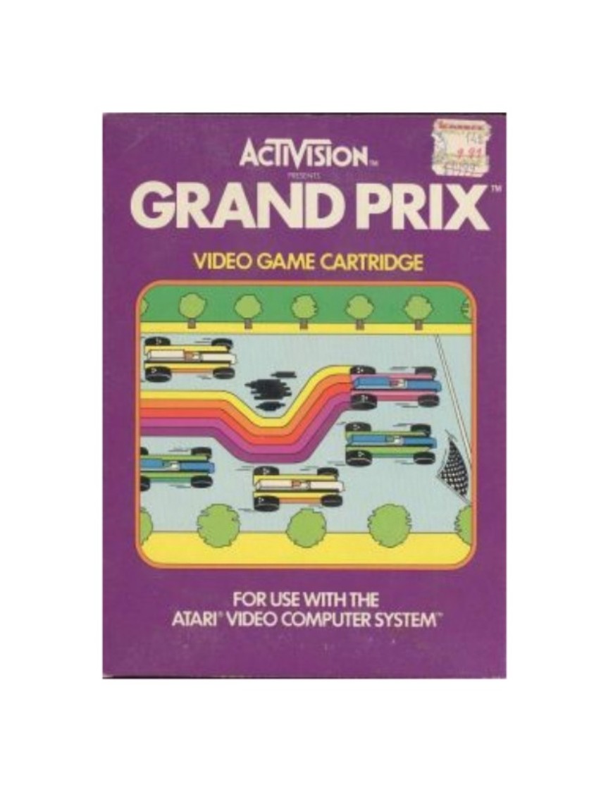 JEU ATARI 2600 GRAND PRIX (LOOSE)