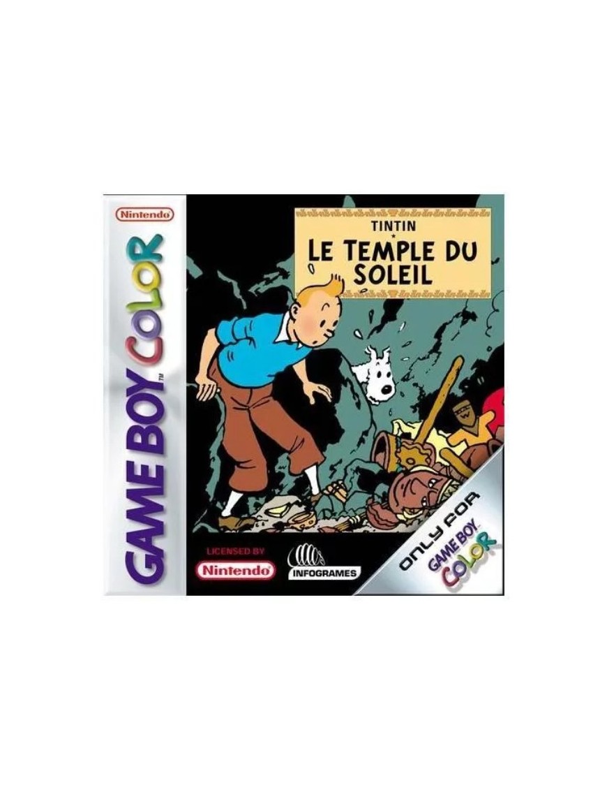 JEU GAMEBOY COLOR TINTIN LE TEMPLE DU SOLEIL - EN LOOSE