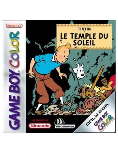 JEU GAMEBOY COLOR TINTIN LE TEMPLE DU SOLEIL - EN LOOSE