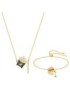 ENSEMBLE COLLIER + BRACELET SWAROVSKI BURGER AND CHIPS