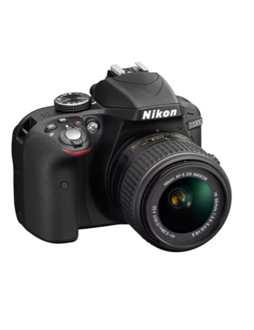 APPAREILS PHOTOS NUMERIQUES NIKON D3300 + 18-55 VR NOIR