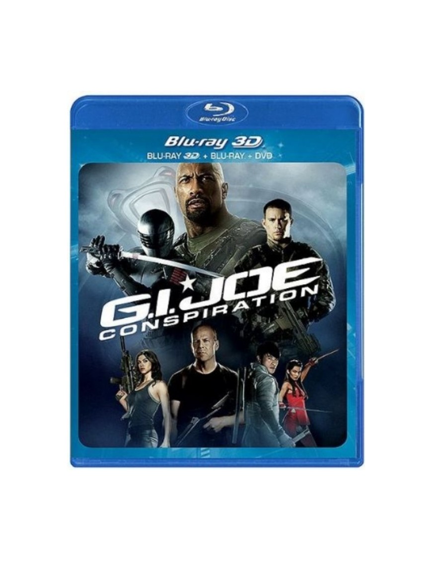 BLURAY G.I. JOE 2 - CONSPIRATION [COMBO BLU-RAY 3D + BLU-RAY + DVD]