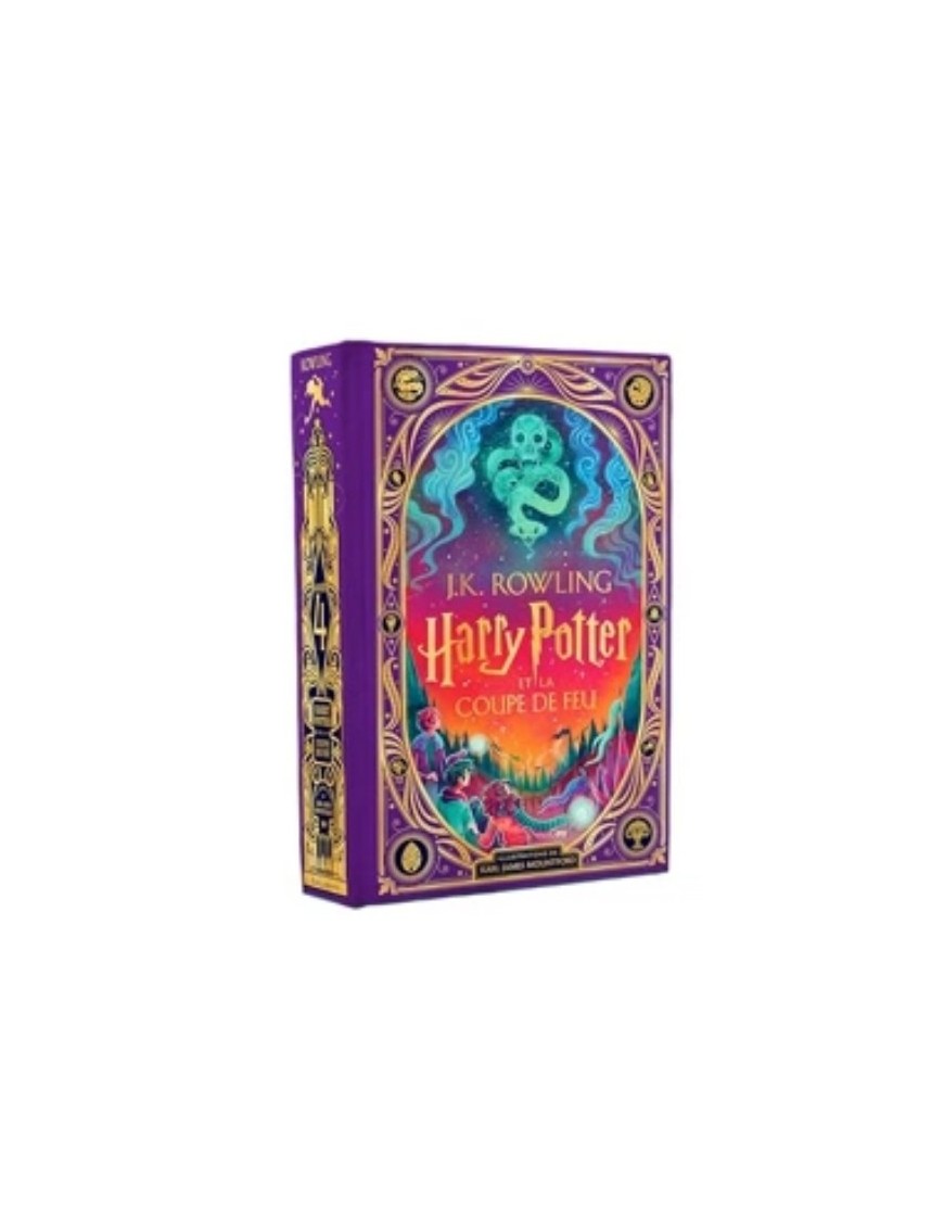 LIVRE HARRY POTTER - TOME 4 - HARRY POTTER ET LA COUPE DE FEU (ILLUSTRATION DE KARL JAMES MOUNTFORD)