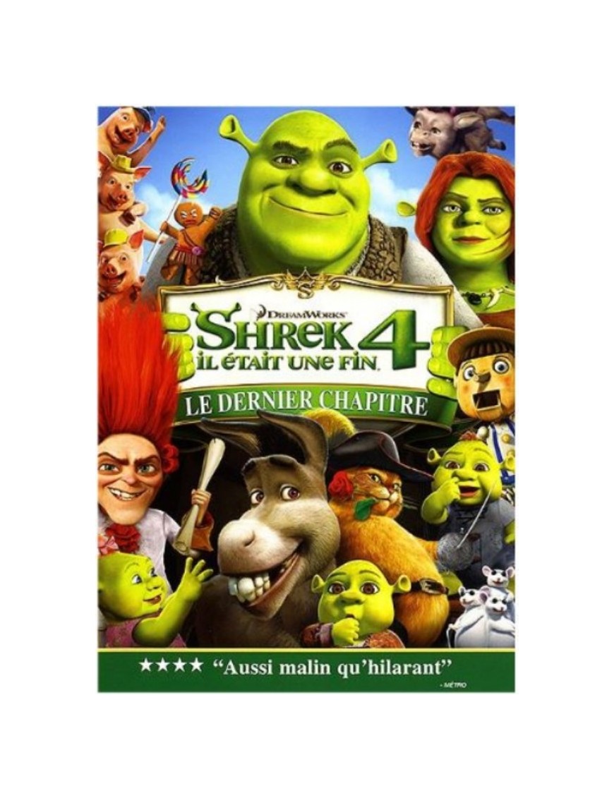 DVD SHREK 4 IL ETAIT UNE FIN : LE DERNIER CHAPITRE 