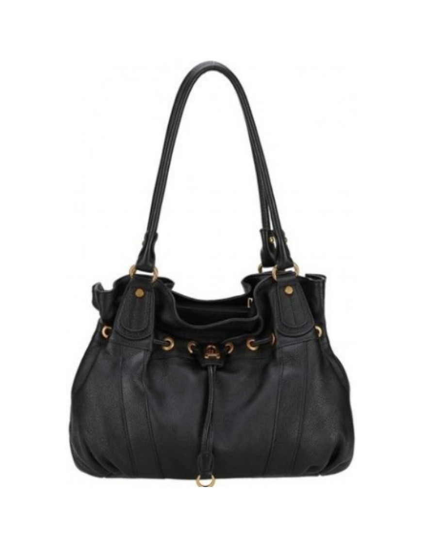 SAC A MAIN FEMME EN CUIR ARTHUR & ASTON "CAMILLE" L NOIR