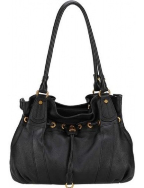 SAC A MAIN FEMME EN CUIR ARTHUR & ASTON "CAMILLE" L NOIR